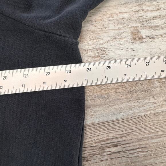 Nike Sportswear Essential Black White Womens L Spell Out Swoosh‎ Pullover Hoodie - Picture 6 of 8